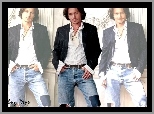 jeansy, Johnny Depp, pasek